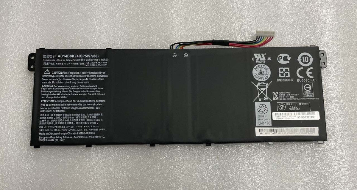 New Compatible Acer KT.0040G.011 KT.00304.012 KT.0040G.011 Battery 48W ...