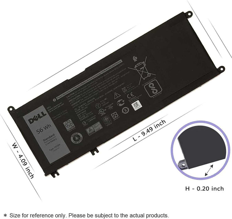Dell G5 15 5587 ﻿33YDH W7NKD New Genuine Battery 56Wh