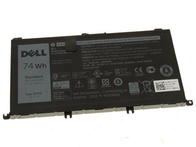 New Genuine Dell Inspiron INS15PD-2548B INS15PD-2548R INS15PD-2748B Battery 74Wh - LaptopParts.ca
