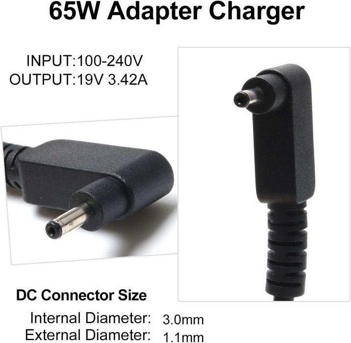 Acer Swift 3 SF314-52 SF314-52G SF314-52G-89SL Compatible Adapter 65W
