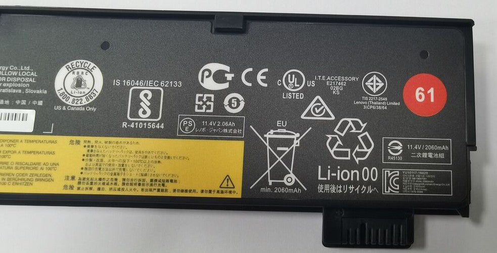 New Genuine Lenovo 01AV424 SB10K97581 01AV452 SB10K97597 Battery 24Wh
