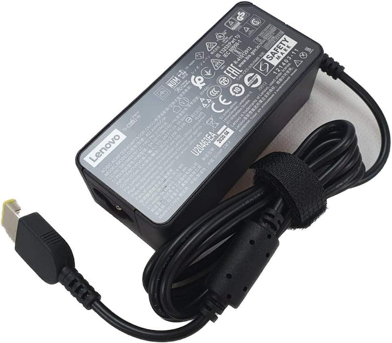 New Genuine Lenovo Helix 3697 3698 3700 3701 3702 AC Adapter Charger 45W Square Yellow Tip