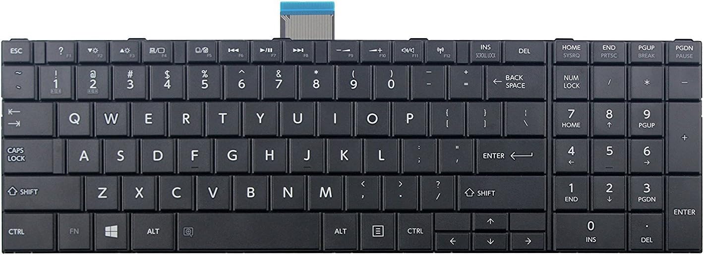 New Toshiba Satellite L55 L55-A L55D-A L55T-A L55DT-A US English Keyboard