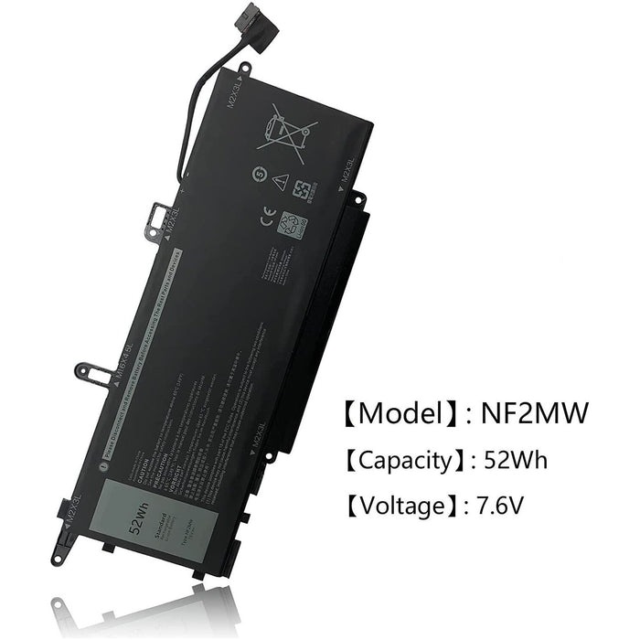 New Compatible Dell Latitude 7400 2-In-1 Battery 52WH