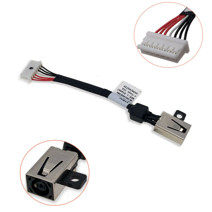 For Dell XPS 15 7590 P56F003 Laptop AC DC IN Power Jack Charging Port Cable 64TM0