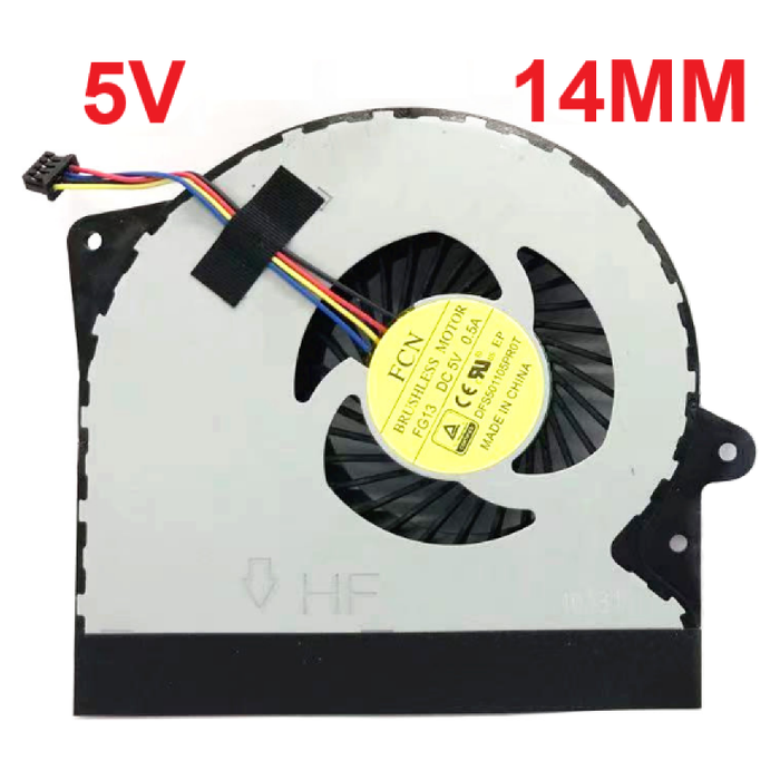 New ASUS G751 G751J G751JL G751JM CPU Fan 5V 14MM 13NB06G1P19011 DFS501105PR0T FG13