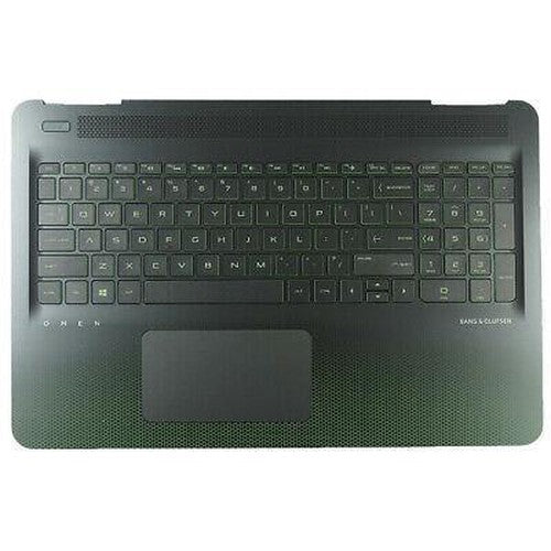 New HP Omen 15-AX Palmrest Backlit Keyboard & Touchpad 859735-001 905118-001 Green version