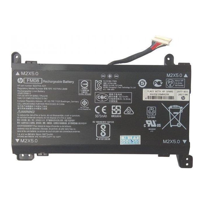 New Genuine HP 922753-421 HSTNN-LB8A HSTNN-LB8B TPN-Q195 16wire 16-pin Battery 86Wh - LaptopParts.ca
