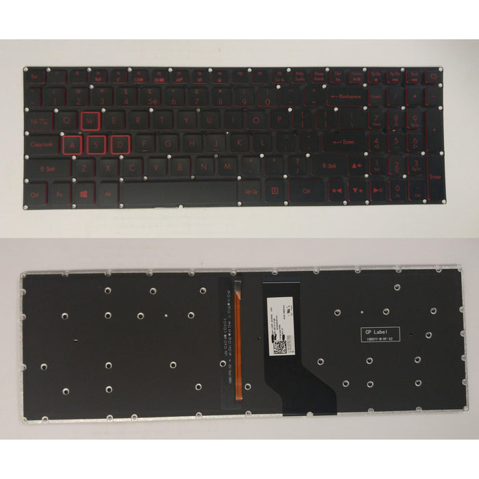 New Acer Aspire VX15 VX5-591 VX5-591G VX5-793 Keyboard US Black Red side Backlit no frame