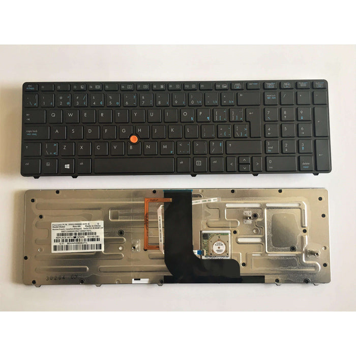 New HP EliteBook 8560W 8570W Backlit Bilingual Canadian CA Keyboard 652683-DB1 703149-DB1