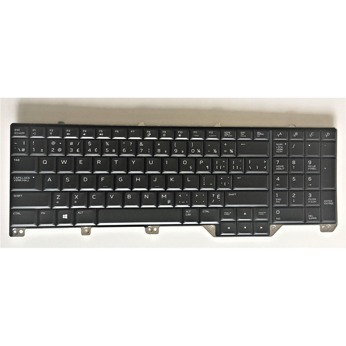 New Dell Alienware 17 R5 Bilingual Canadian CA RBG Backlit Keyboard 44RC9 044RC9