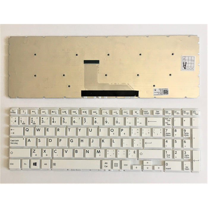 New Toshiba Satellite L50-B L50D-B L50T-B L55-B L55D-B L55T-B Bilingual Canadian CA Keyboard