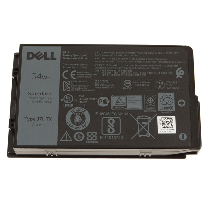 New Genuine Dell Latitude 12 7202 7212 7220 Rugged Tablet Battery 34Wh