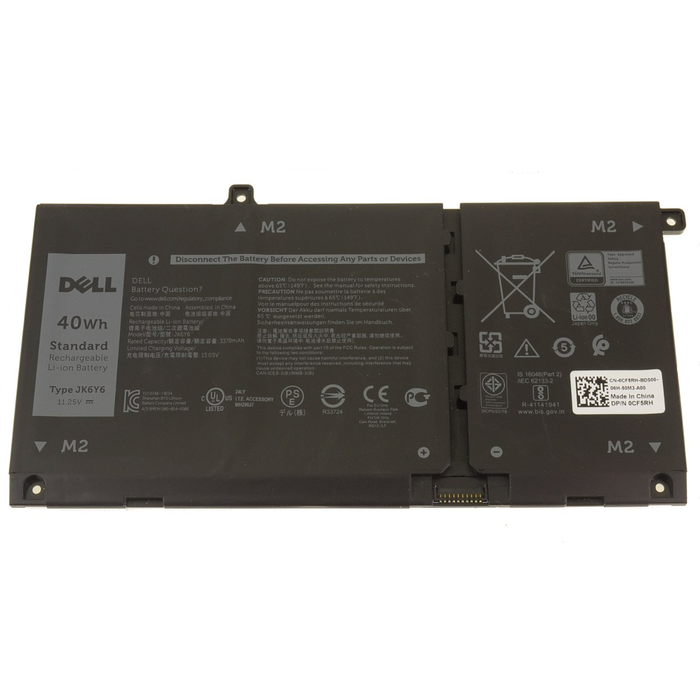 New Genuine Dell Inspiron 5501 5502 5508 5509 Battery 40Wh - LaptopParts.ca