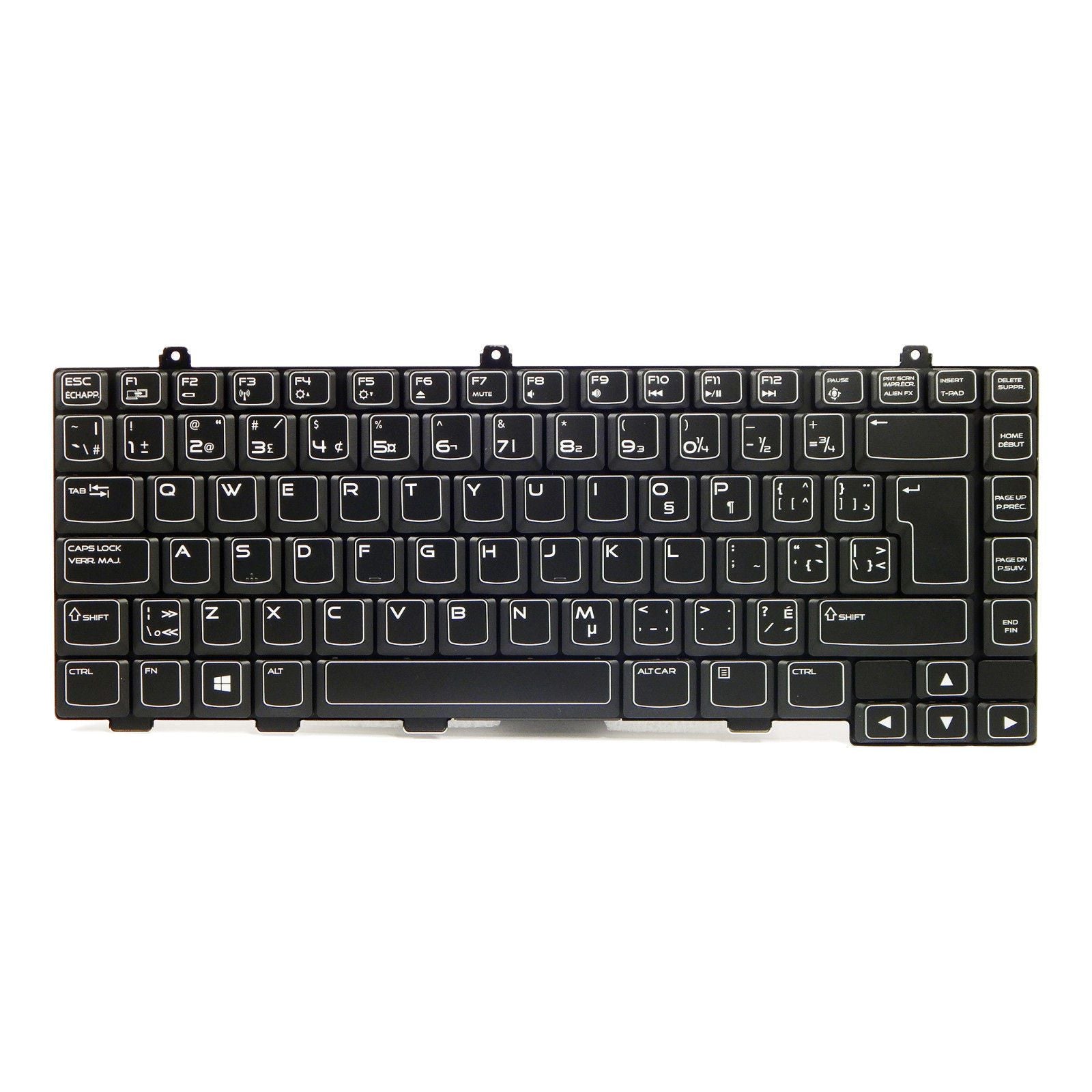 Dell Alienware Keyboard Replacement: Canadian Bilingual Backlit