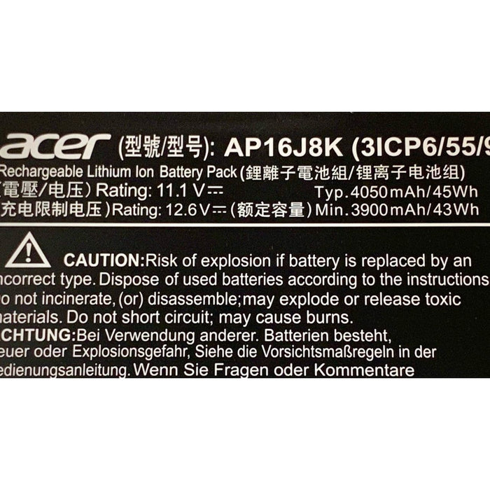 New Genuine Acer Chromebook C731 C731T Battery 45Wh - LaptopParts.ca