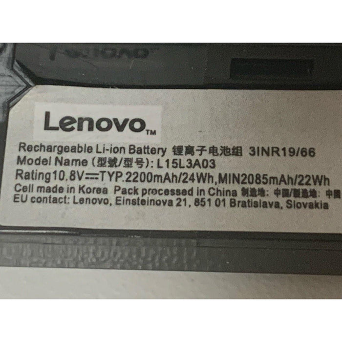 New Genuine Lenovo L15S3A02 L15L3A02 L15L3A03 L15C3A03 Battery 22Wh - LaptopParts.ca
