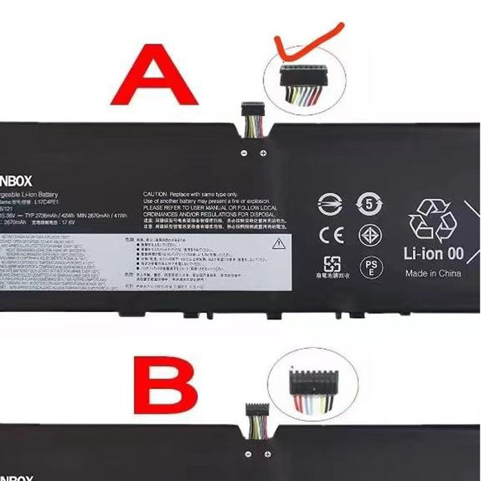 New Genuine Lenovo 5B10R32748 5B10R32749 L17C4PE1 L17M4PE1 42Wh Battery