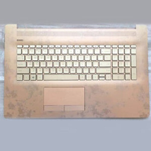 New HP 17-CA 17-BY Rose Gold Palmrest with US Backlit Keyboard andTouchpad L28090-001