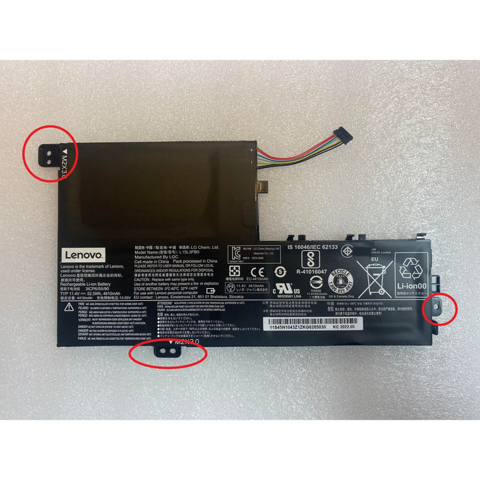 New Genuine Lenovo L15C3PB1 L15M3PB0 L15L3PB0 5B10K84494 52.5Wh Battery - LaptopParts.ca