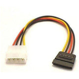 4 PIN IDE Molex Male TO 15 PIN Female SATA HDD DVD Adapter Power Cable