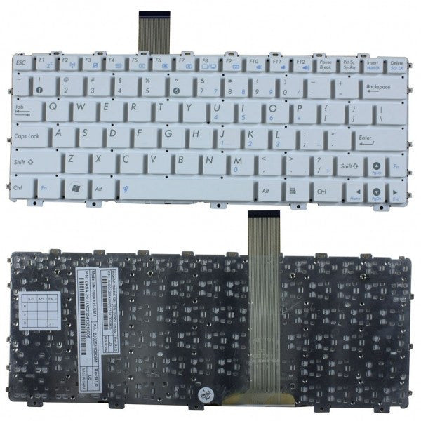 ASUS Eee PC 1011 1015 1016 1018 R011 R051 X101 X101CH White Keyboard US ...