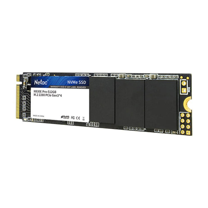 New Netac 512GB SSD 3D NAND NVMe PCIe Gen3Ã—4 M.2 2280 Internal Solid State Drive