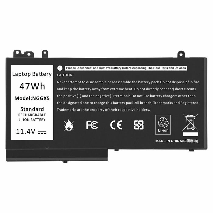 New Compatible Dell Latitude 0NGGX5 JY8D6 NGGX5 RDRH9 W9FNJ Battery 47WH