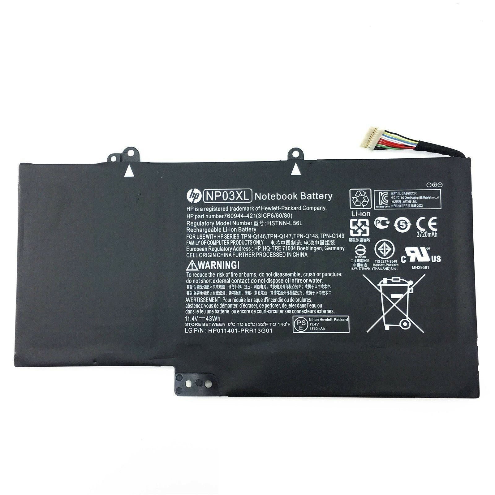 New Genuine HP Pavilion X360 13-A010DX Battery 43Wh