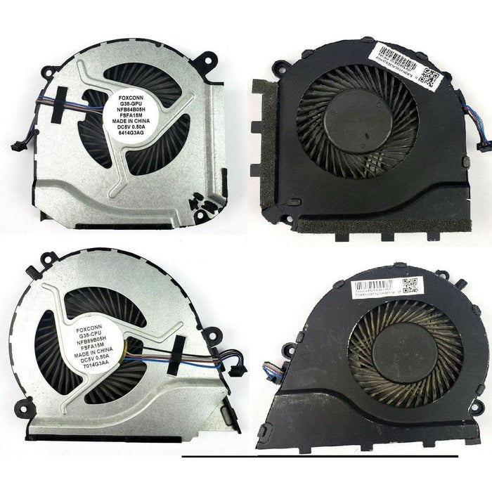 New HP Omen CPU GPU Fan 862954-001 910441-001 0FHJ70000H 0FHJ80000H 4 pins