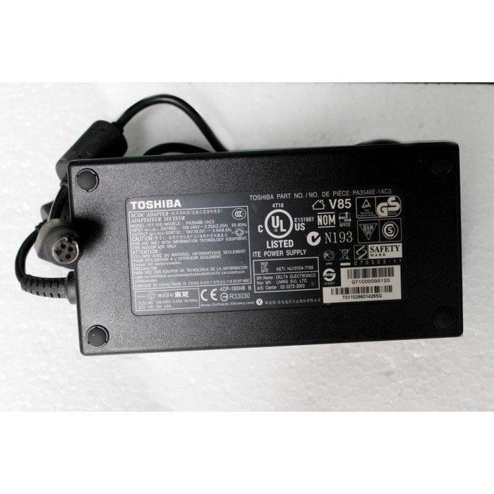 New Genuine Toshiba Qosmio X500 X505 X770 X775 19V 9.5A AC Adapter Charger 180W - LaptopParts.ca