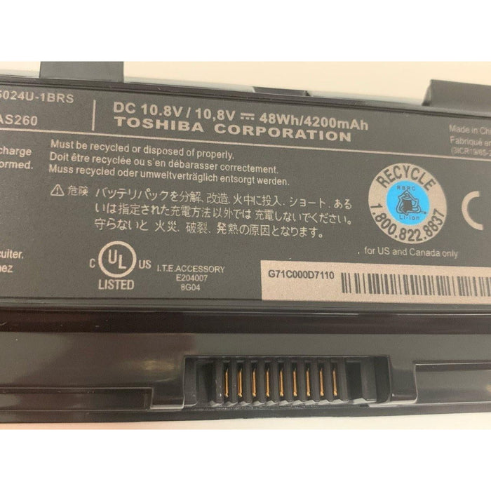 New Genuine Toshiba Satellite P855 P855D P870 P870D P875 P875D Battery 48Wh