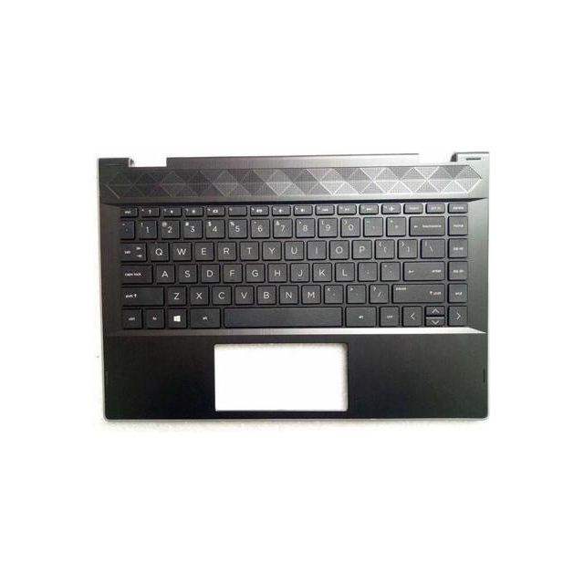 New HP Pavilion x360 14-cd 14m-cd Black and Silver Palmrest Keyboard L18947-001 L22401-001 L23240-281
