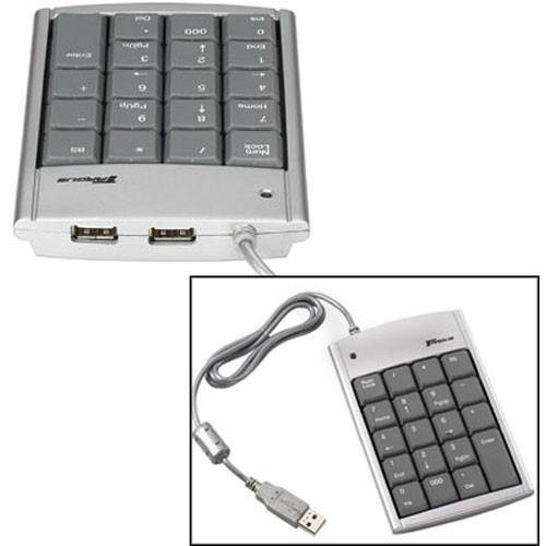 New Targus Ultra Mini Numeric Keypad Silver Numpad Numlock USB PAUK10U