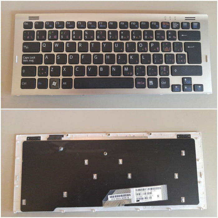 New SONY VGN-SR SILVER FRAME BLACK Canadian Keyboard 148090112
