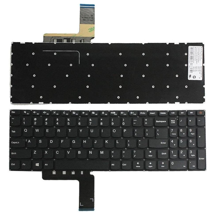 New Lenovo Ideapad 110-15AST 110-15IBR Keyboard US English Black no frame