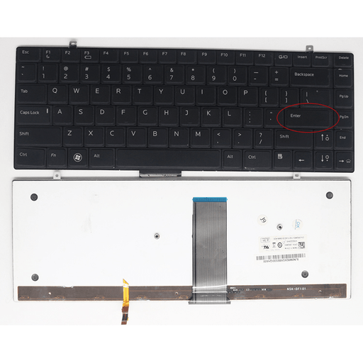 New Dell Studio XPS 1645 1647 1340 1640 R266D Backlit Keyboard US English - LaptopParts.ca