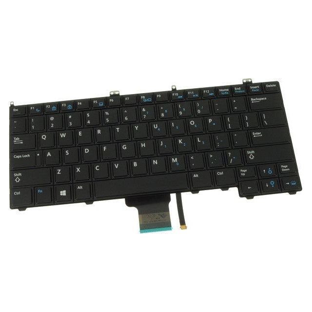 Dell Latitude E7420 E7240 E7440 Black Backlit Keyboard RXKD2 NSK-LDABC