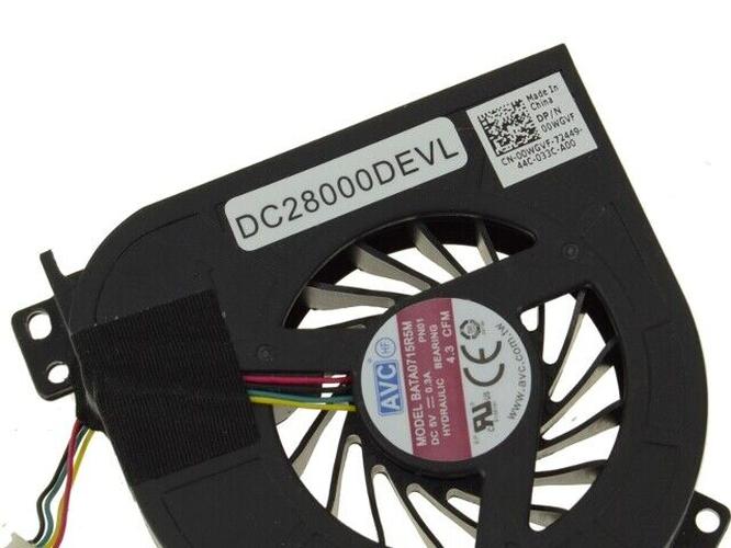 New Dell Precision M4800 Graphics Cooling Fan - Small Fan 00WGVF 0WGVF DC28000DEVL - LaptopParts.ca