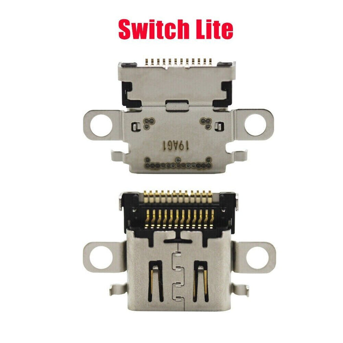 New Nintendo Switch Lite NS Power Jack USB-C Type-C Charging Port Connector