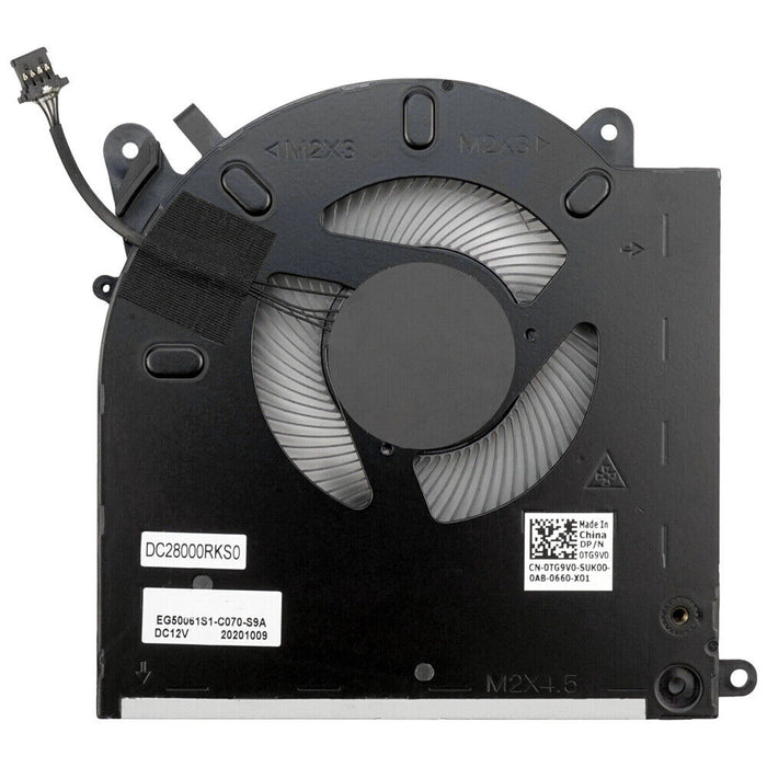 New Dell Alienware M15 R3 R4 RTX 2070 3070 12V CPU GPU Cooling Fan TG9V0 D1X38 - LaptopParts.ca