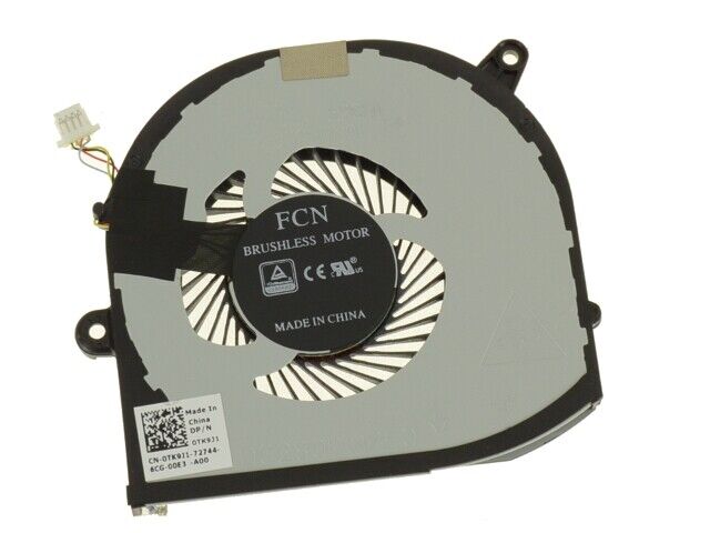 New Dell XPS 9560 9570 Precision 5520 5530 Right Side Graphics Cooling Fan 0TK9J1 DFS201105PR0T TK9J1