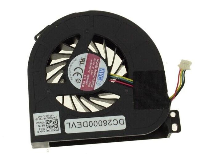 New Dell Precision M4800 Graphics Cooling Fan - Small Fan 00WGVF 0WGVF DC28000DEVL - LaptopParts.ca