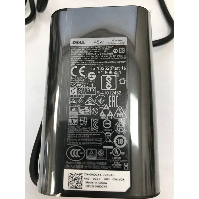 New Genuine Dell AC Adapter Charger 0HDCY5 DA30NM150 8XTW5 08XTW5 T6V87  45W - LaptopParts.ca
