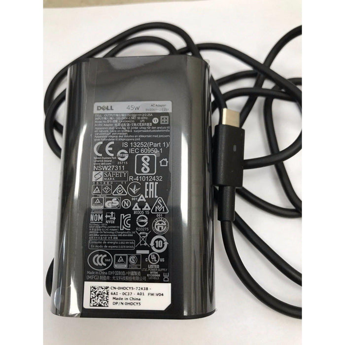 New Genuine Dell AC Adapter Charger XPS 12 9250 XPS 12 9250 Venue 10 Pro 5056 45W
