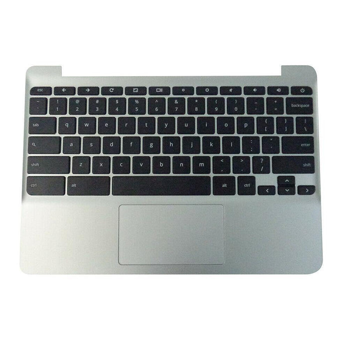 HP Chromebook 11-V Silver Palmrest Keyboard Touchpad 900818-001
