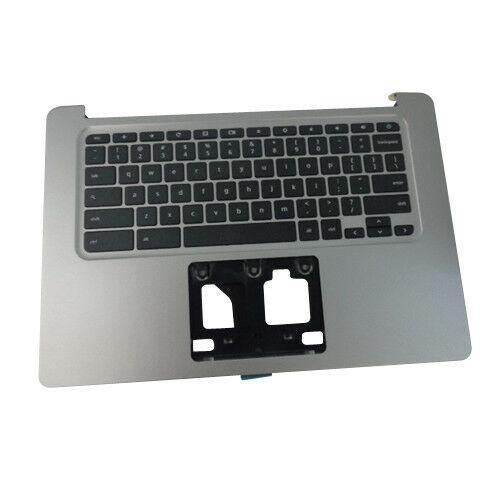 New Acer Chromebook CB3-431 Silver Upper Case Palmrest Keyboard 6B.GC2N5.002
