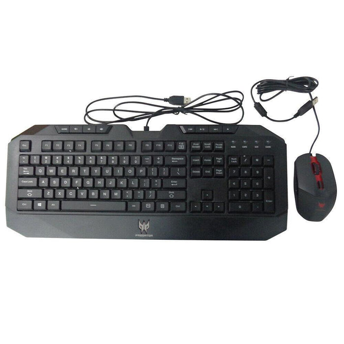 Acer Predator Wired USB Keyboard Mouse Set DKUSB1B0B7 DC1121101Q