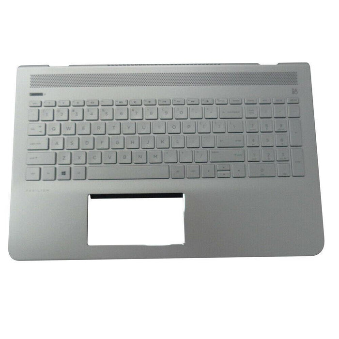 HP Pavilion 15-CC 15T-CC Silver Palmrest w Keyboard 928951-001 - LaptopParts.ca