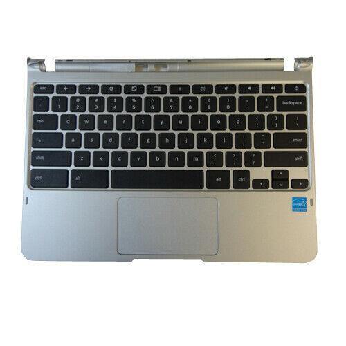 New Samsung Chromebook XE303C12 Silver Palmrest Keyboard Touchpad BA75-04170A